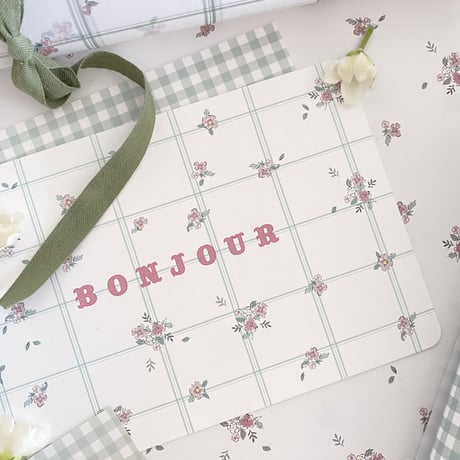 ポストカード ♡ Bonjour mon petit jardin♡