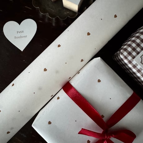 【クリックポスト】10枚 ★ wrapping paper A3  Mon petit amour 10枚