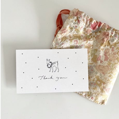 M-88-messagecard ★Bambi Thank you 25枚