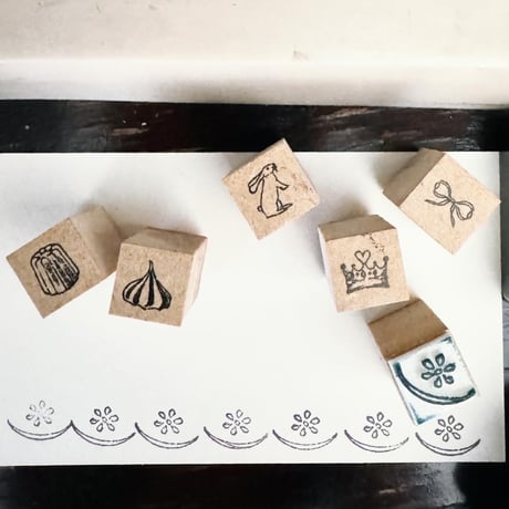 462】ラバースタンプ ミニ テレフォンセット レターセット – 小鳥雑貨