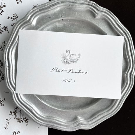 M-122  messagecard ★ Le lac des cygnes スワン 25枚