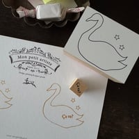 Mon petit STAMP スタンプ Cigne スワン MS-059