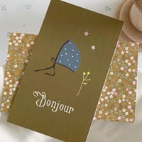 M-101 messagecard ★ Bonjour 25枚
