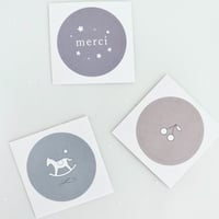 シール ★ Cerise/ Étoile/Cheval à bascule 3種 (計30枚入り)