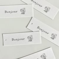 T-40 mini tag  écureuil Bonjour 20枚