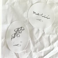 シール ★muguet すずらん/Merci 2種(計30枚入り)