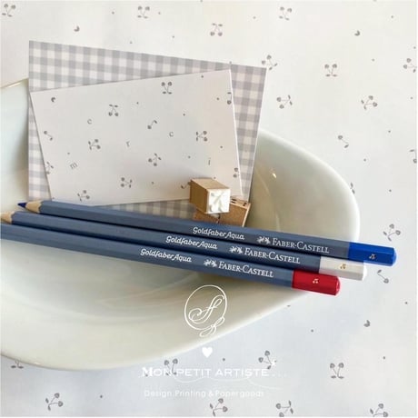 C-01  fée fée fabric  merci  card   25枚