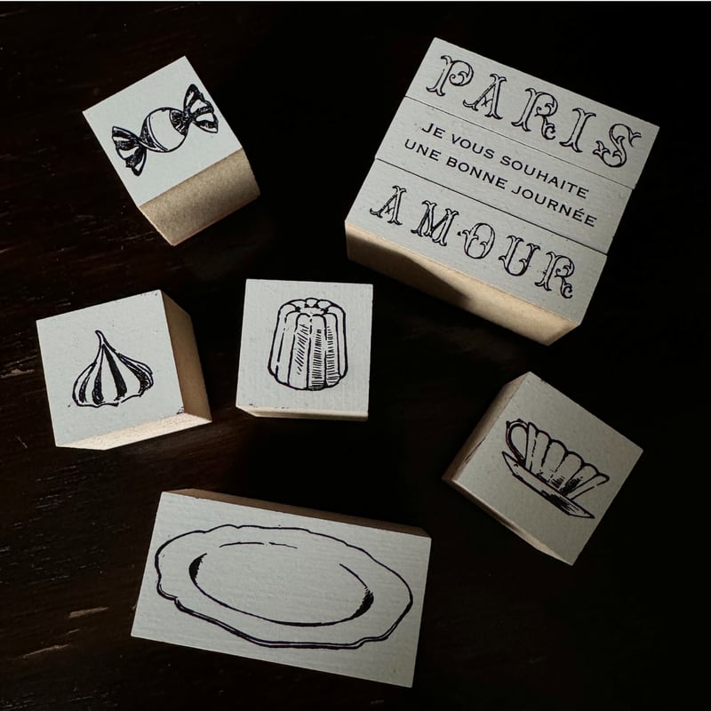 Mon petit STAMP スタンプ 🇫🇷パリのお菓子屋さん 全8種 | Mon pet