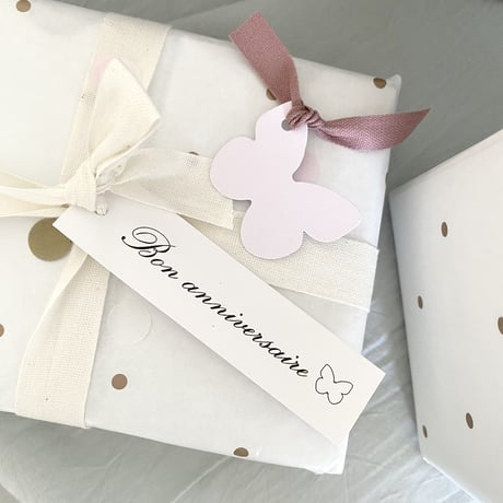 【クリックポスト】10枚 ★ wrapping paper A3  Pois dorés 水玉