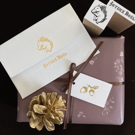 mon petit tampon  スタンプ   écureuil りす