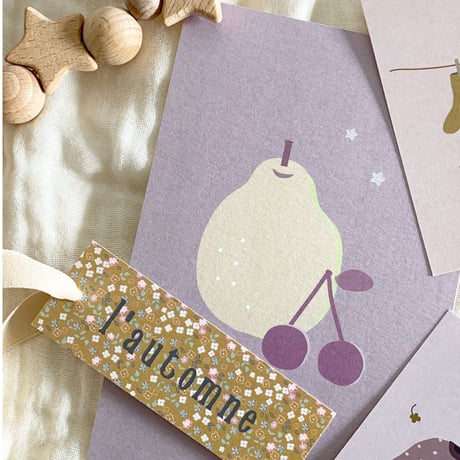 ポストカード ♡ poire&cerise