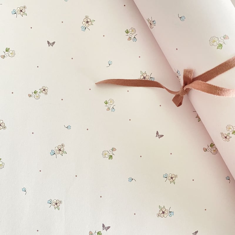 ゆうパック】 ラッピングペーパー A3 petit fleur 10枚/30枚/50枚/1