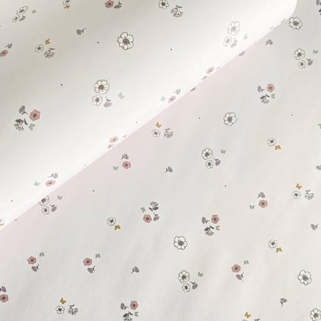 【ゆうパック】100枚 ★ wrapping paper A3  anémone petite / Écru+gris ❤︎︎ collaboration paper items