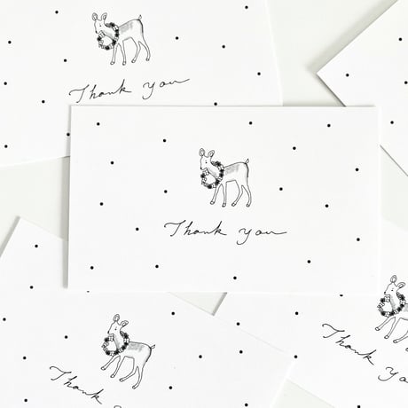 M-88-messagecard ★Bambi Thank you 25枚
