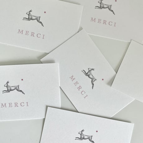 M-89 messagecard ★   classique うさぎ 25枚