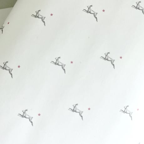 【クリックポスト】 10枚 ★ラッピングペーパー A3 Bonjour mon petit lapin