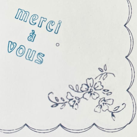 mon petit tampon  スタンプ   mercerie merci à vous