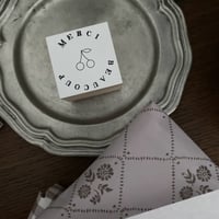 Mon petit STAMP スタンプ MS-037 Cerise MERCI BEAUCOUP