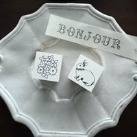 Mon petit STAMP スタンプ  petit bouquet / petit lapin