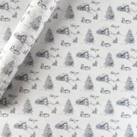 【ゆうパック】wrapping paper A3 Noël Les petits amis de la foret 10枚/30枚/50枚/100枚