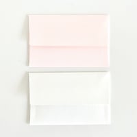 mini envelope（ミニ封筒）5枚     blnac/rose