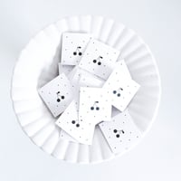 T-22 tag card ☆ cerise à pois square  30枚