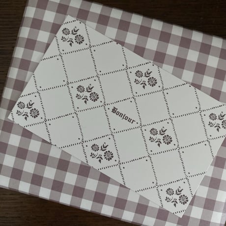 M-163 messagecard ★  fleurs d'automne♡ 25枚/50枚/100枚