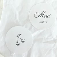 シール ★ Classique Cerise/Merci 2種(計30枚入り)