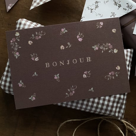 ポストカード ♡  Rose d’automne