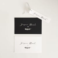 N-21 Joyeux Noël ★ messsagecard &mini tag  set