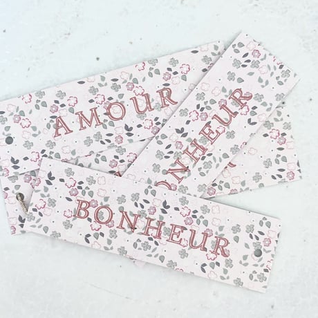 T-48 tag  le printemps タグ BONHEUR/AMOUR20枚