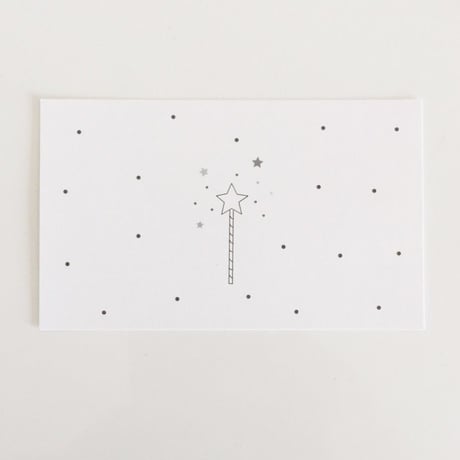 M-70  messagecard ★ mini carte à pois/cerise/magicwand  30枚