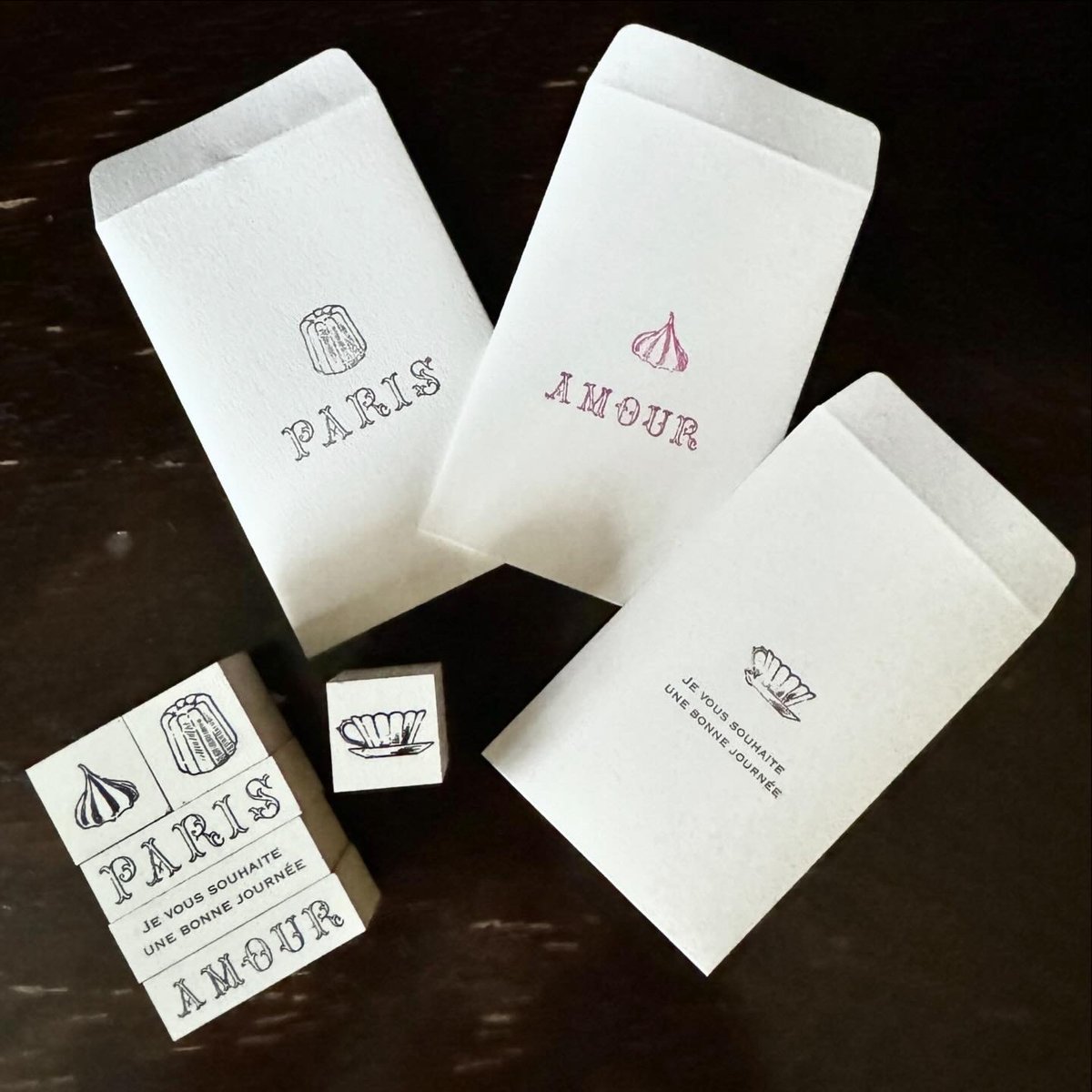 無地 ポチ袋 6枚入り | Mon petit artiste