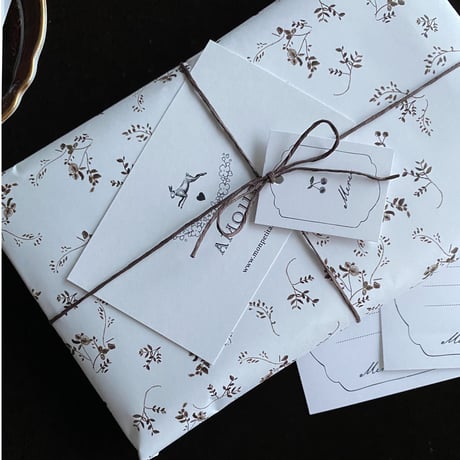 【クリックポスト】10枚 ★ wrapping paper A3  Promenade d'automne