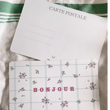 ポストカード ♡ Bonjour mon petit jardin♡