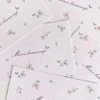 M-160 messagecard ★ petit fleur  rose ♡ 25枚／50枚／100枚