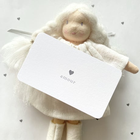 mon petit cœur カードとミニ封筒のセット♡各4枚入り