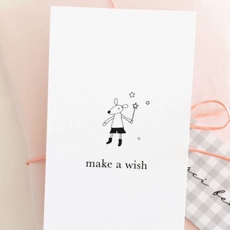 M-72 messagecard ★ make a wish  La souris  25枚