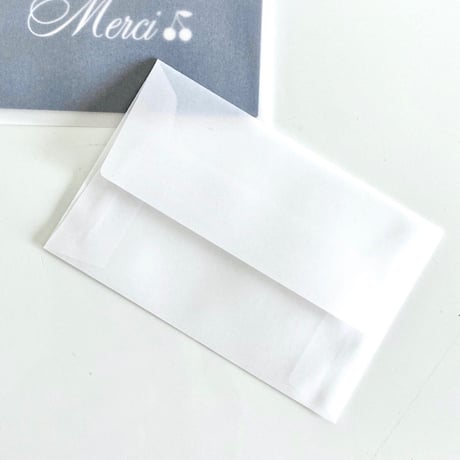 mini envelope（ミニ封筒）トレーシングペーパー 5枚