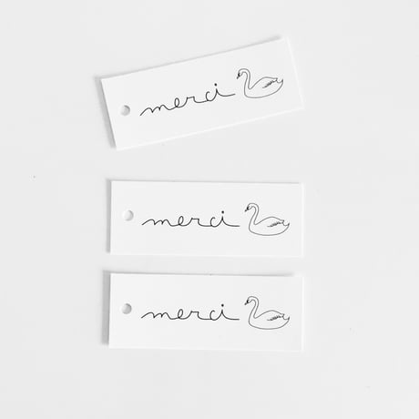mini tag  Merci Swan ☆ 25枚
