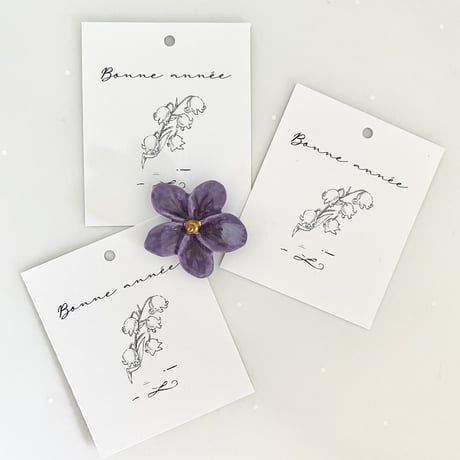 T-49 mini tag  muguet 20枚 Bonheur/Bonne année