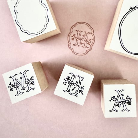 Mon petit STAMP スタンプ alphabet アルファベット M/A/E