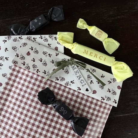 Mon petit sac モンプチオリジナル紙袋  Papier automne 10枚