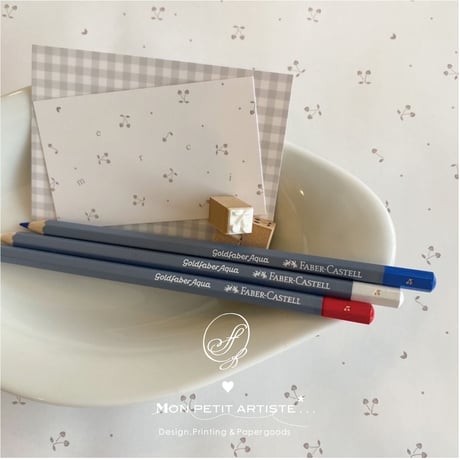 【ゆうパック】10枚 ★ wrapping paper A3  fée fée fabric別注カラー チェリー柄