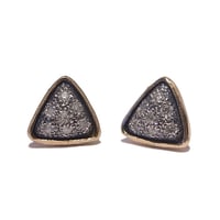 Contrast Triangle Earrings