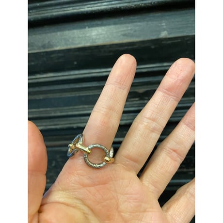 Engraved Chain Link Ring
