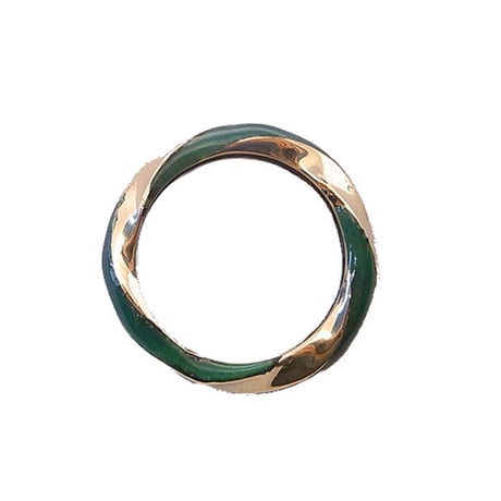 Twisted Enamel Ring