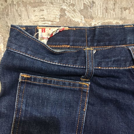 70s〜BOBSTENフレアデニムパンツ