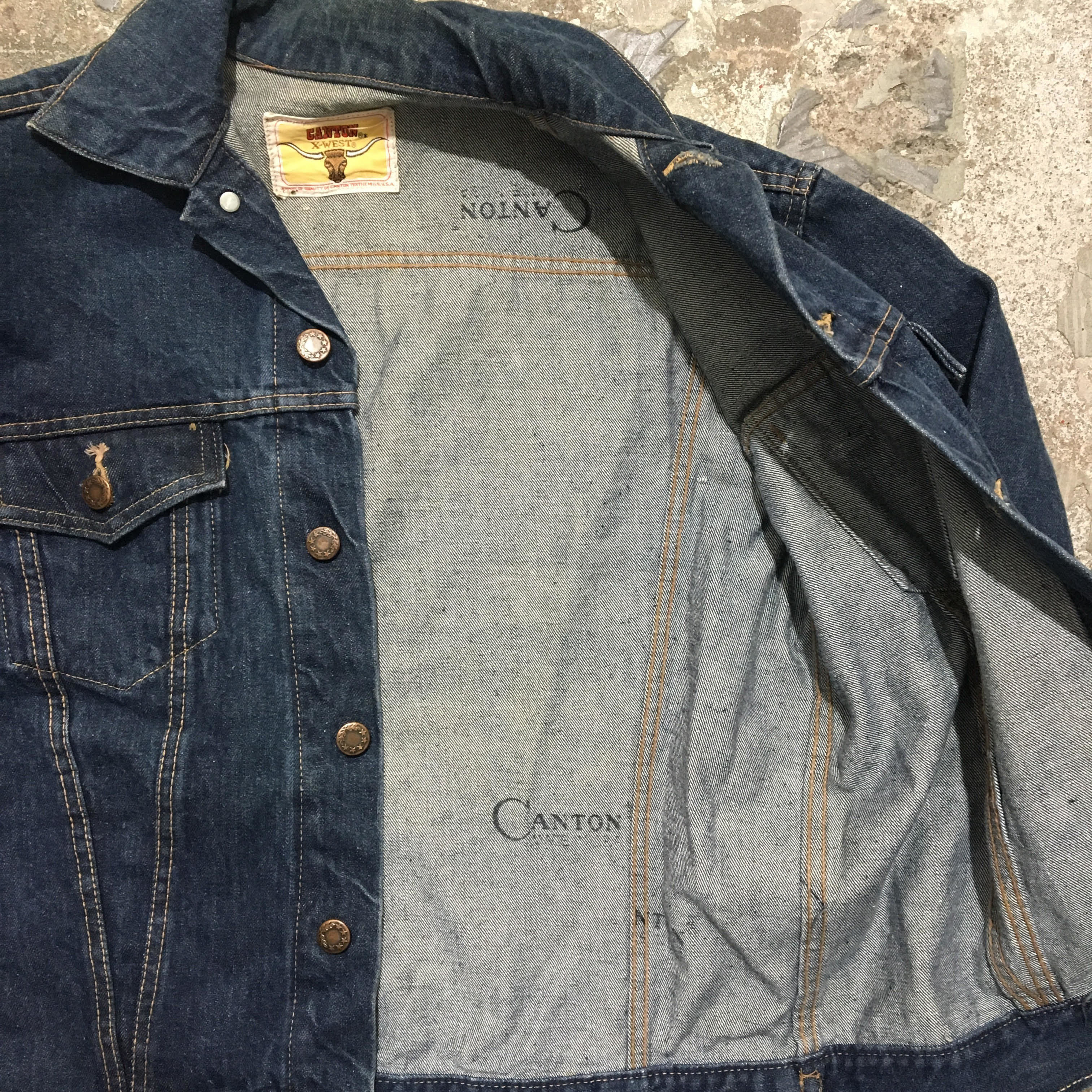CANTON 国産ビンテージ60'sデニムジャケット　60キャントン original
