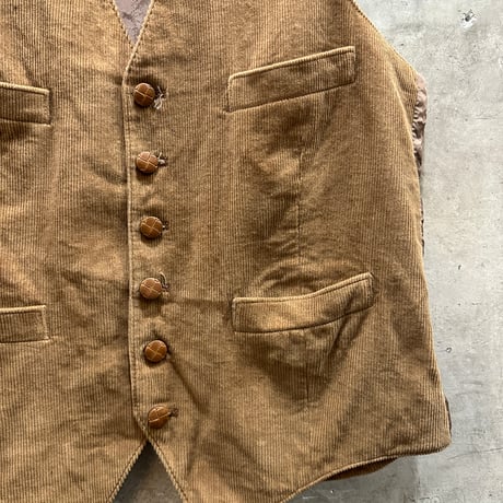 used CORDUROY VEST